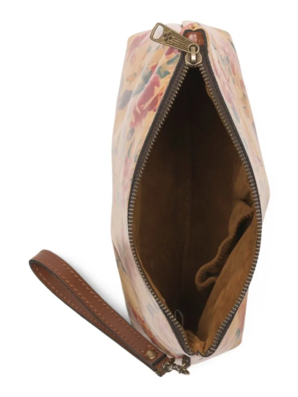 PATRICIA NASH Leather Valerie Foldover Wristlet Pouch